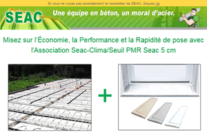 Association Seac-Clima/Seuil PMR Seac 5 cm